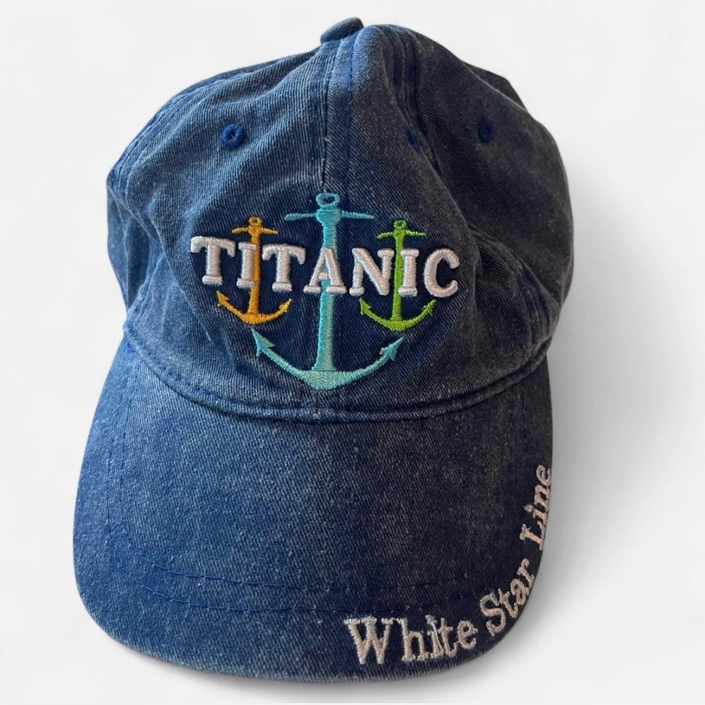 Kids Blue Titanic Hat by Lucky 7 Accessories